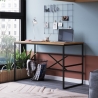 Scrivania Industrial Ferro E Legno120x60x75H Voyage