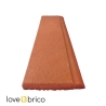 Battiscopa in cotto trattato 8x30 cm Cotto Furnò Rosato Natura Kwikdry