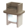 Barbecue In Muratura A Carbonella Senza Cappa Aperto 78x55x94 Siena Sarom