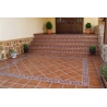 Pavimento klinker 24,5 x 24,5 cm marrone Gresmanc Rodamanto