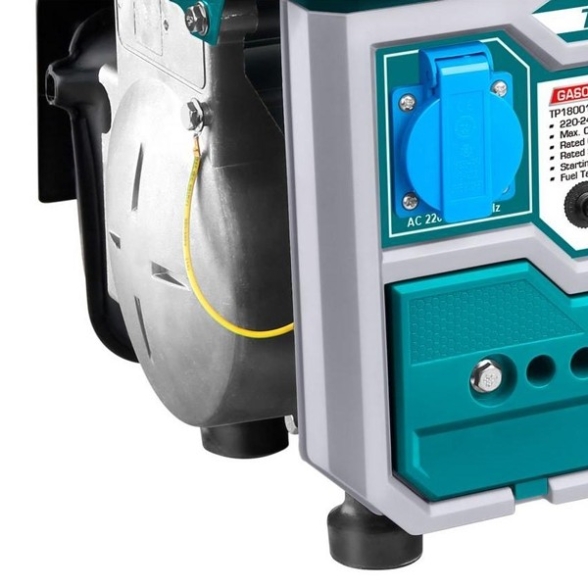 Generatore Di Corrente 0,8 kW Motore 2 Tempi Portatile Total