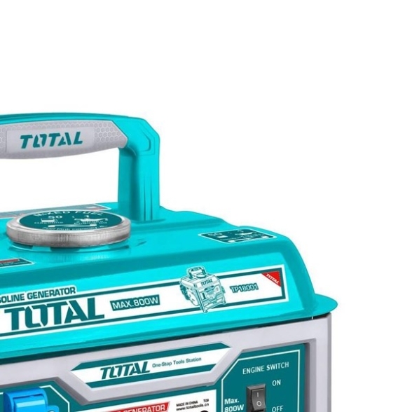 Generatore Di Corrente 0,8 kW Motore 2 Tempi Portatile Total