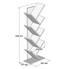Libreria Da Terra Design Moderno 46x22x128H Rovere Effetto Legno Hitit