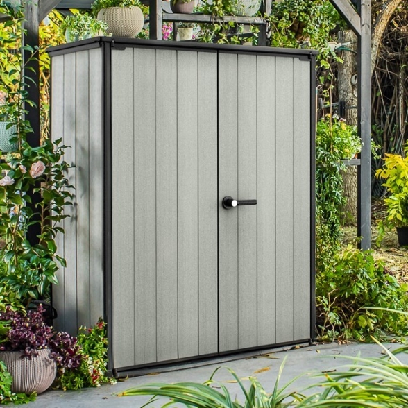 Box Porta Attrezzi Da Esterni In Resina 140x73,6x170,4H Cm High Store Keter