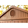 Casetta Da Giardino In Resina 190x183x221H Cm Darwin 6x6 Marrone Keter