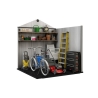 Casetta Da Giardino In Resina 229x223,5x242H Cm Oakland 757 Grigio Keter