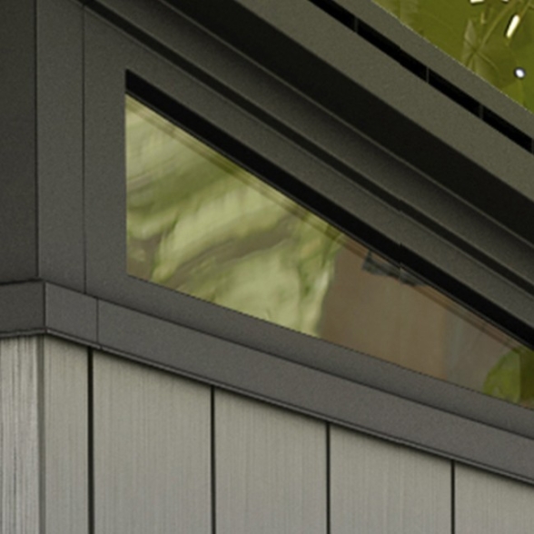 Casetta Da Giardino In Resina 342x218x226H Cm Artisan 11x7 Grigio Keter