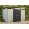 Casetta Da Giardino In Resina 342x218x226H Cm Artisan 11x7 Grigio Keter