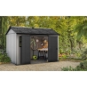 Casetta Da Giardino In Resina 350x230x254H Cm Oakland 1175SD Grigio Keter