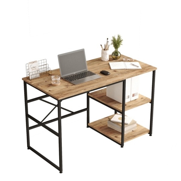 Scrivania Industrial Con Ripiani Laterali 120x60x75H Voyage DX