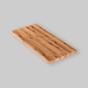 Mensola Da Bagno Per Lavabo Da Appoggio 100x46x4 Cm Rovere Chiaro
