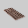 Mensola Da Bagno Per Lavabo Da Appoggio 100x46x4 Cm Rovere Scuro