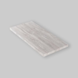 Mensola Da Bagno Per Lavabo Da Appoggio 80x46x4 Cm Effetto Cemento Grigio