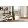 Scrivania Industrial Ferro E Legno 100x60x75H Voyage