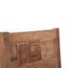 Sedia Da Pranzo In Legno Di Acacia 45x45x100 Stile Rustico Mumbai - 2PZ