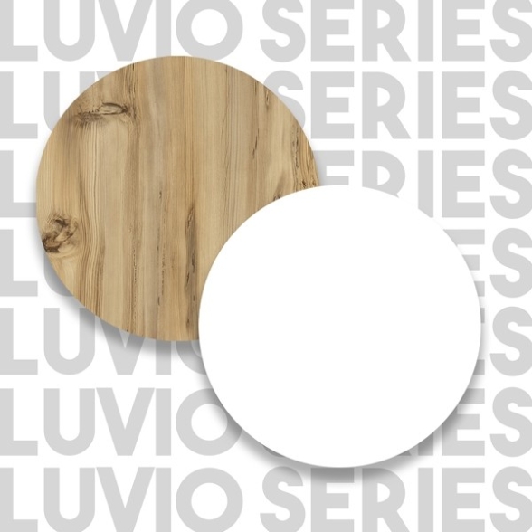 Libreria A Parete Salvaspazio Con Vani 75X25X170 Rovere E Bianco Luvio