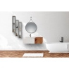 Pensile Da Bagno A Giorno Doppio Vano Aperto 15x80 Grigio