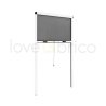 Zanzariera Per Finestra Verticale Riducibile 100x170 Bianco Sangiorgio