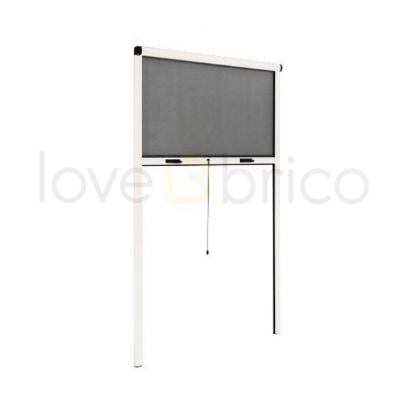 Zanzariera Per Finestra Verticale Riducibile 80x170 Avorio Sangiorgio