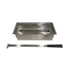 Bruciatore a bioetanolo 1.5LT ACCIAIO INOX 430SS L30 x P12.5 x H8.5 cm