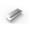Bruciatore per camino a bioetanolo biocamino in acciaio inox 3,5 lt 45,7X18,7XH9,5 cm