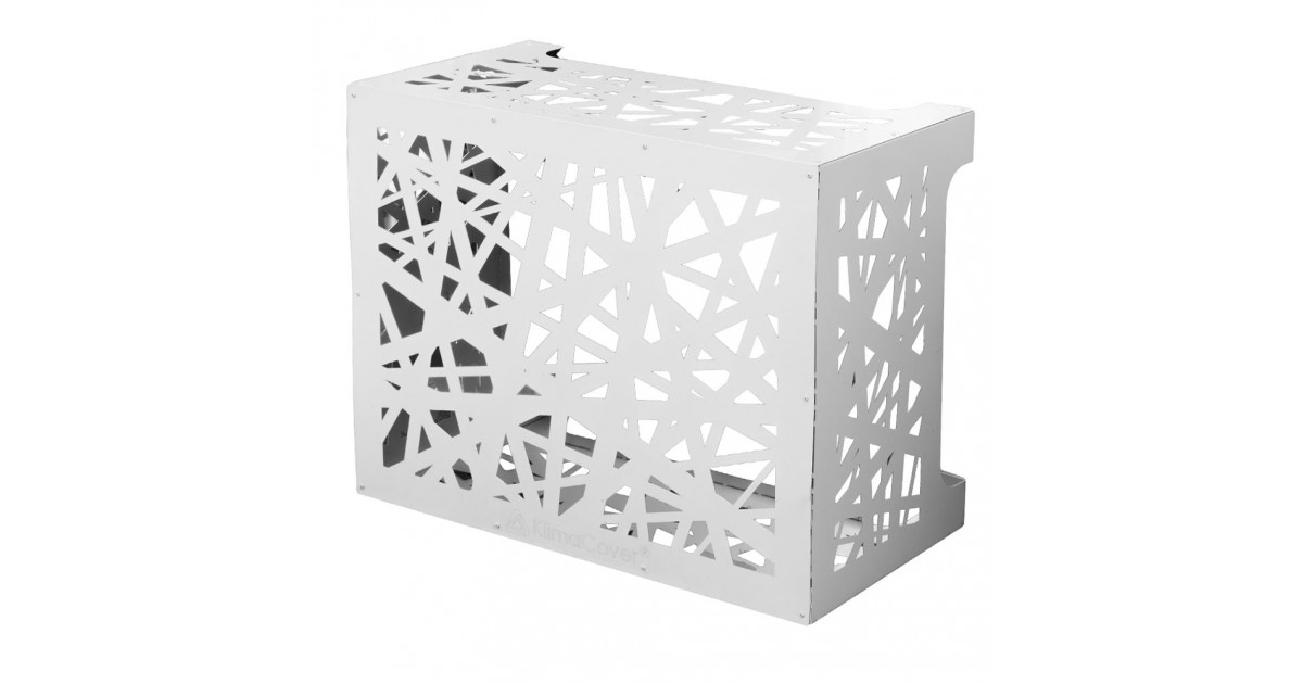 Copricondizionatore copertura per climatizzatore ARTIST M Bianco in  alluminio L86 x P44 x H68 cm