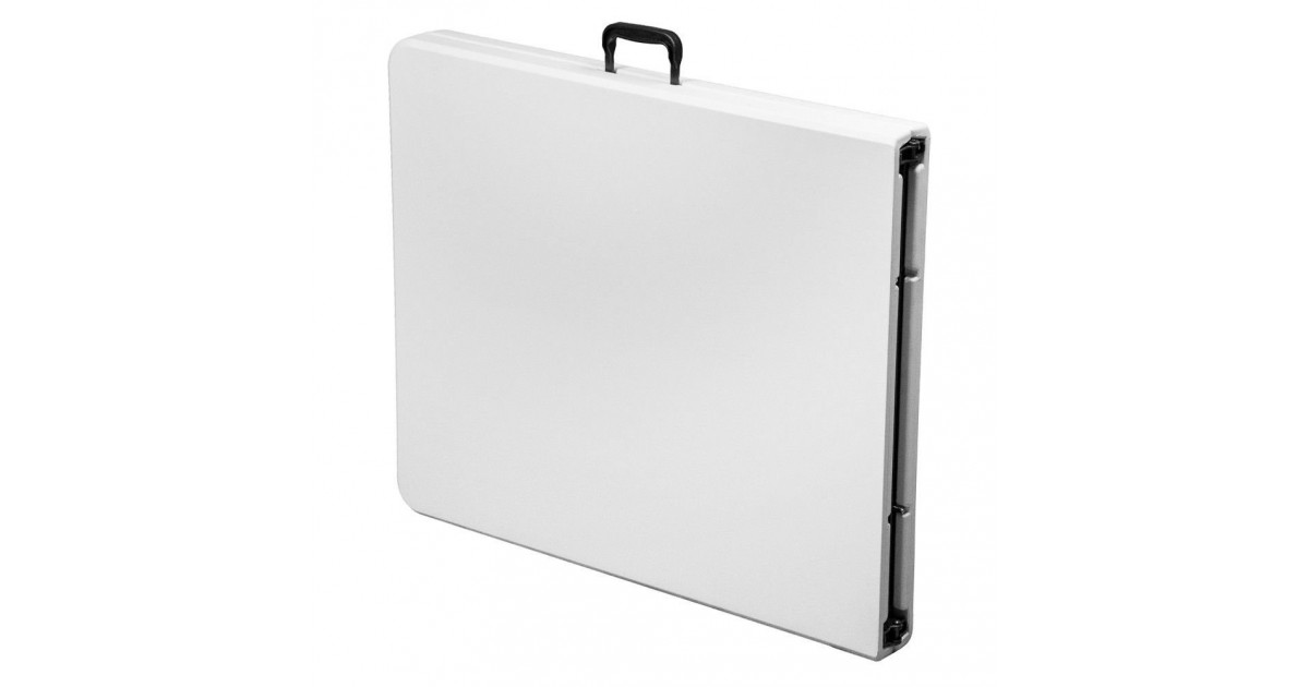 Tavolo Pieghevole FENIXSHOP24 In Acciaio 180x74 Cm, Portatile E Antiruggine