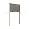 Zanzariera Per Finestra Verticale Riducibile 140x170 Bronzo Sangiorgio