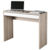 Scrivania 1 Cassetto Frontale 100x40x80 Rovere E Bianco