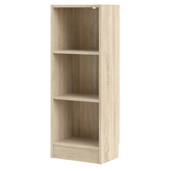 Libreria Ufficio Modulare 3 Ripiani 41x27x107 Effetto Legno Working