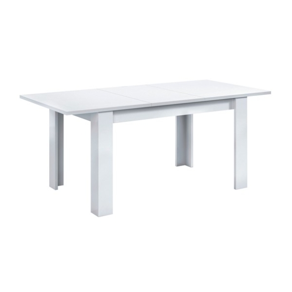 Tavolo allungabile rettangolare 140-190x90 Kendra Bianco Artik