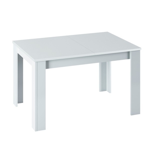 Tavolo allungabile rettangolare 140-190x90 Kendra Bianco Artik