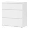 Cassettiera 3 Cassetti Bianca 77x40x87 In Kit Nova