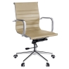 Poltrona Da Ufficio Design Moderno Base Metallo Mod.HW61982BE Beige