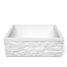 Lavello Da Giardino In Pietra Ricostruita 45x35x16 Meseta Bianco