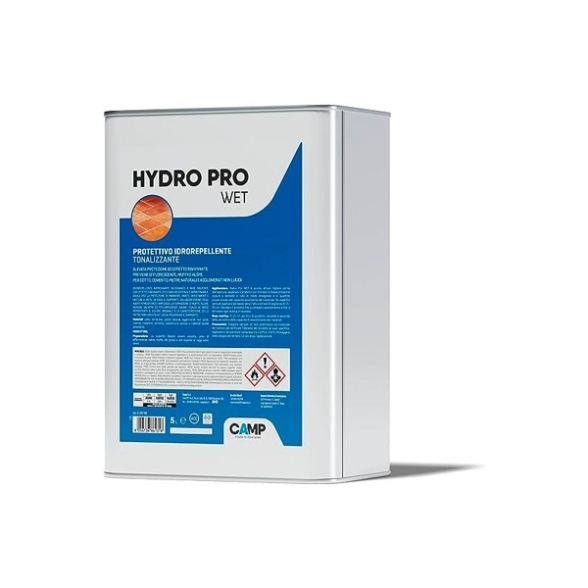 Trattamento Idrorepellente protettivo effetto bagnato Hydro Pro Wet 5 lt Camp