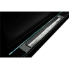 Camino a bioetanolo a parete o incasso Livorno Nero 90x12x40 con vetro