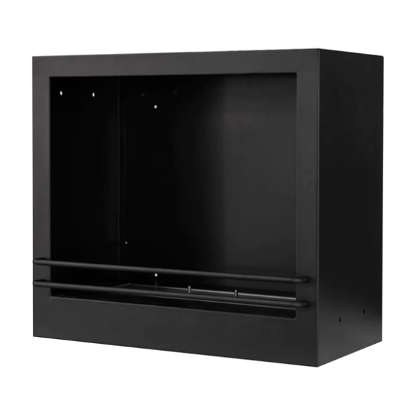 Camino a bioetanolo da terra in legno bianco Michelangelo 96x36x90h