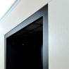 Camino a bioetanolo da terra in legno bianco Michelangelo 96x36x90h