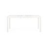 Tavolo In Alluminio Allungabile Da Esterno 100x200-300 Cm Bianco