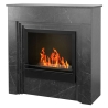 Camino a bioetanolo da terra BELLINI effetto marmo Nero 96x35x96h