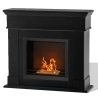 Camino a bioetanolo da terra Cambridge con cornice Nero 110x37x102h  