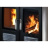 Klover BI-FIRE ACS F.A. BF-ARP avorio Termostufa a pellet e legna 28,6 kW