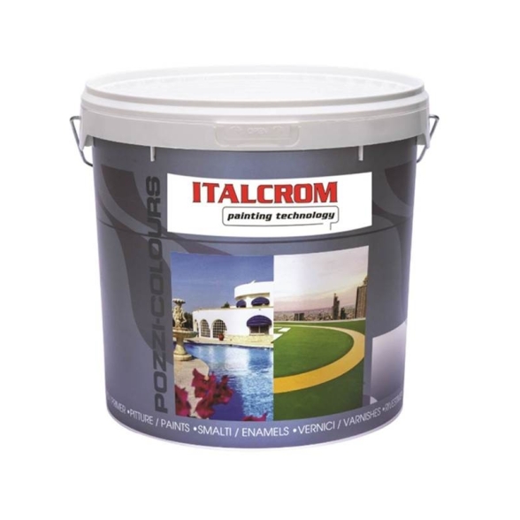 Pittura al quarzo per esterni all'acqua Italcrom Quarzopiù S0423 bianco