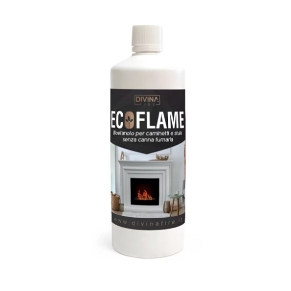 Bioetanolo Da 1 Lt Combustibile Ecoflame Naturale Ecologico - 12 PZ