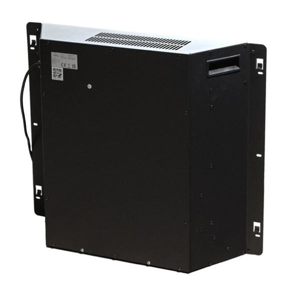 Camino elettrico da terra ADAMS in legno Bianco L107 x P24 x H95,2