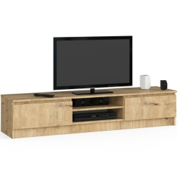 Mobile Porta TV 160 Cm 2 Ante 2 Vani A Giorno Rovere Artika