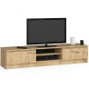Mobile Porta TV 160 Cm 2 Ante 2 Vani A Giorno Rovere Artika