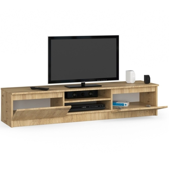 Mobile Porta TV 160 Cm 2 Ante 2 Vani A Giorno Rovere Artika