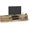 Mobile Porta TV 160 Cm 2 Ante 2 Vani A Giorno Rovere Artika